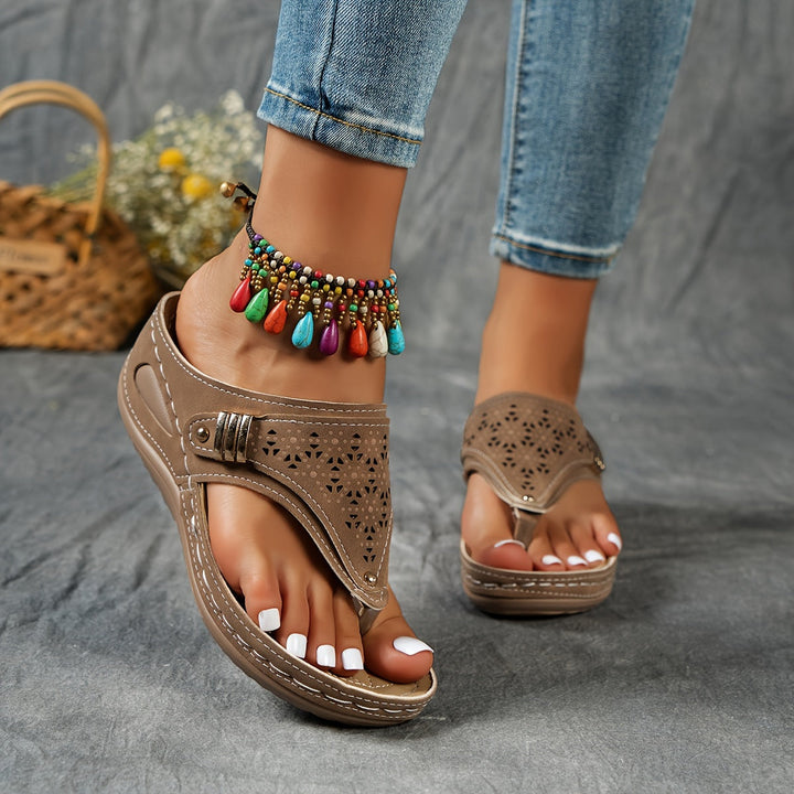 Elara | Wedge Flip-Flops with Arch Support