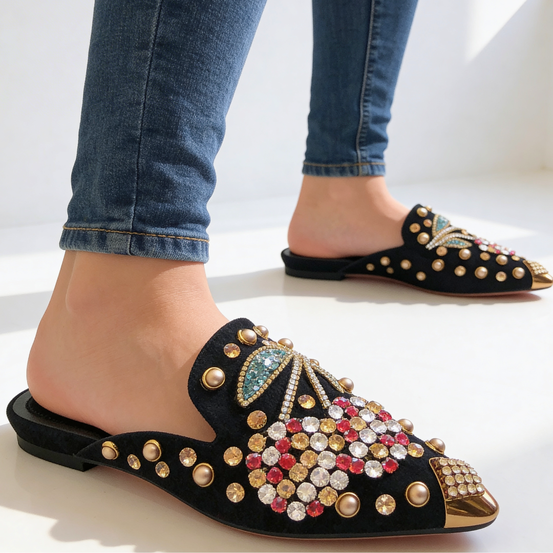 Odette Cherry Belle Slip-On's