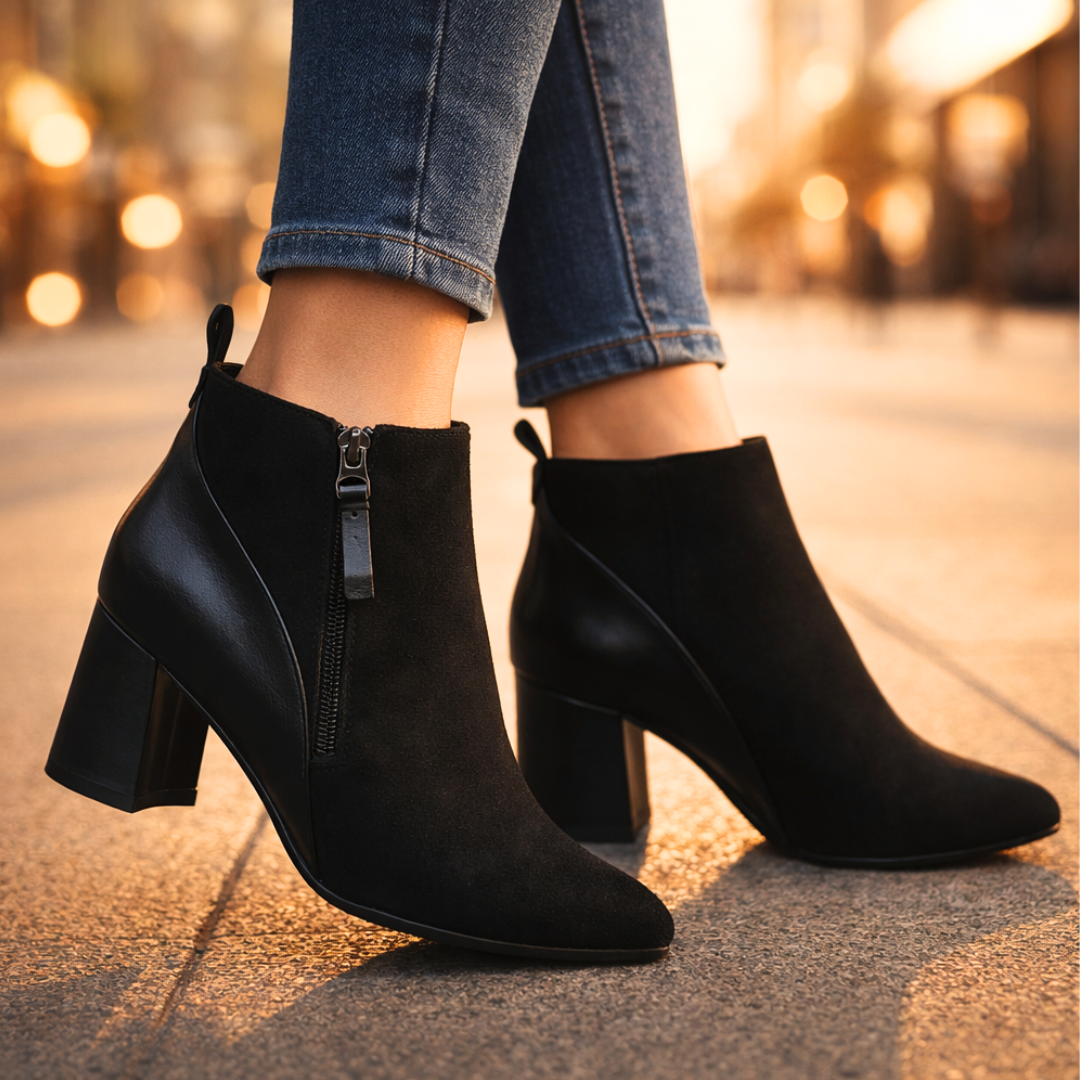 Odette Suede Ankle Boots