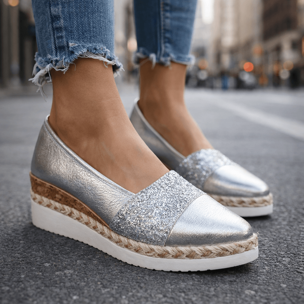 Elvaria | Glow Wedge Sandals