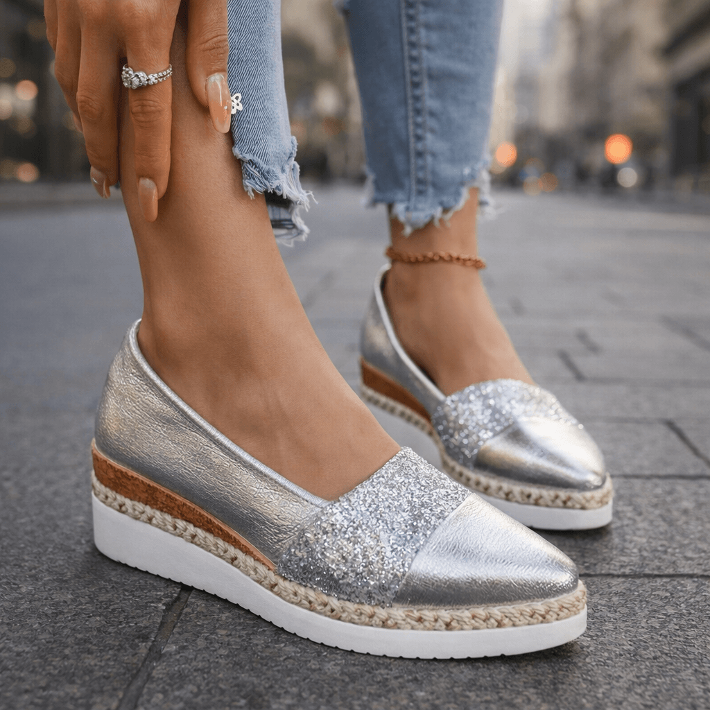 Elvaria | Glow Wedge Sandals