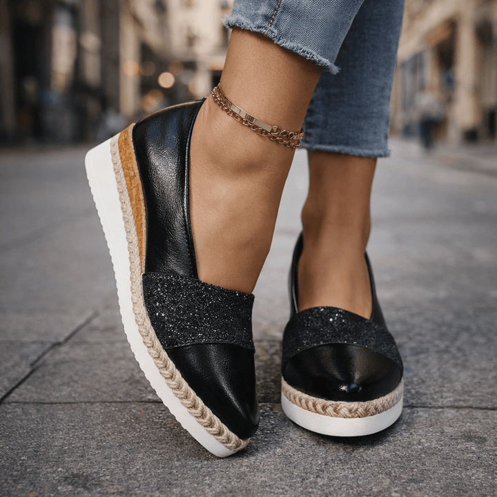 Elvaria | Glow Wedge Sandals