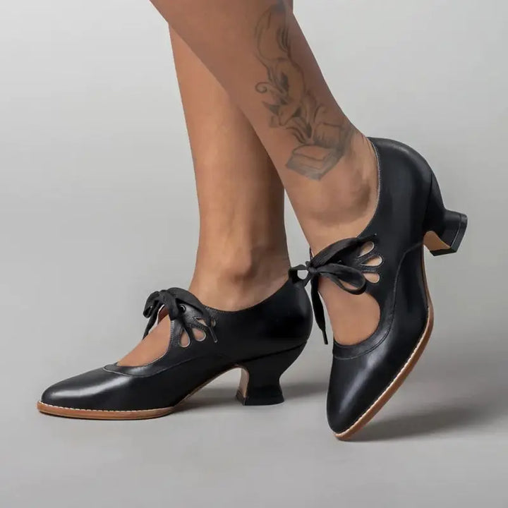 Abigail™ - Orthopedic Leather Heeled Sandals