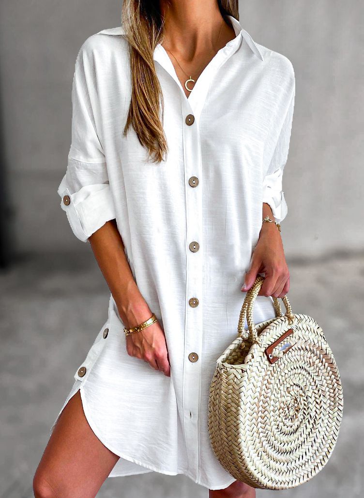 Claire | Collared Mini Dress