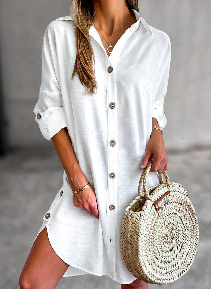 Claire | Collared Mini Dress